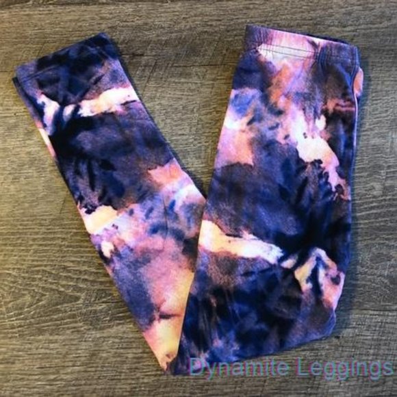 Other - Kids Purple Tie-Dye Leggings